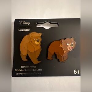 Loungefly Disney Brother Bear Enamel Pin Set Kenai And Koda 2 Pins New 2025